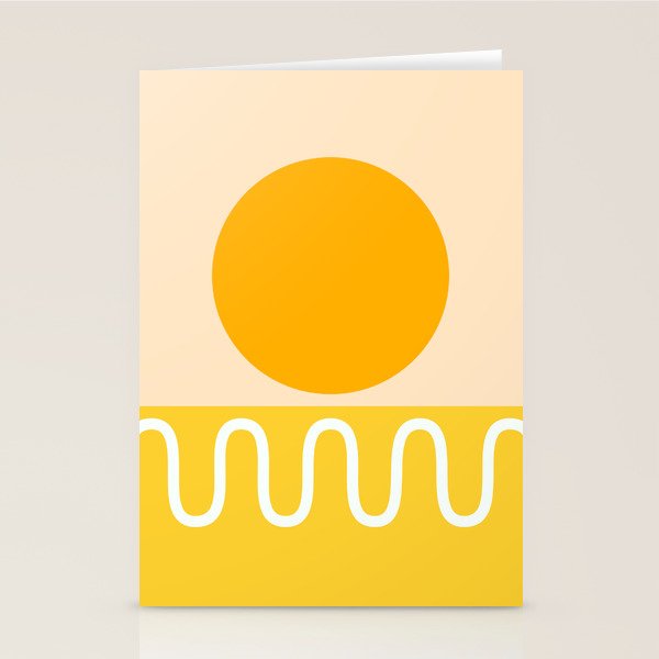Abstract Landscape 22B Stationery Card Gallery Image 1