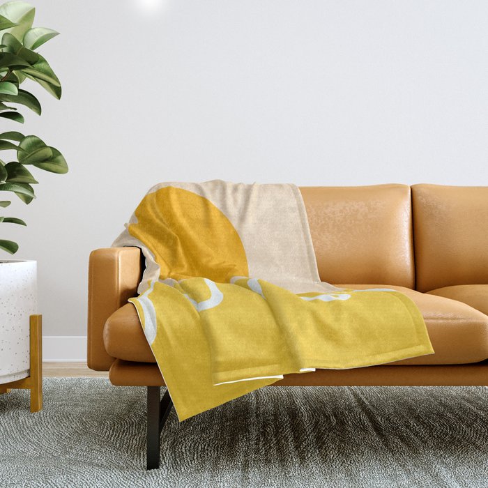 Abstract Landscape 22B Throw Blanket Gallery Image 1