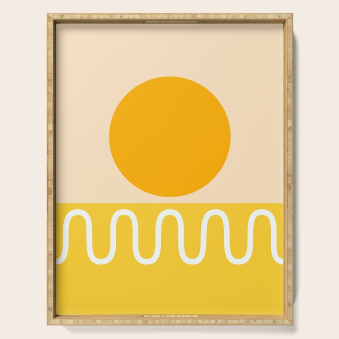Abstract Landscape 22B Serving Tray Gallery Image 1
