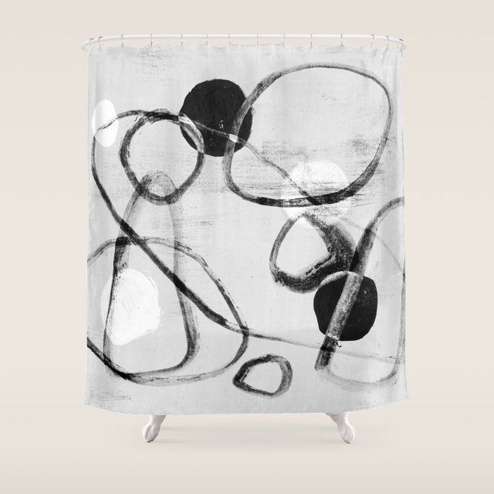 Fantastic atom Shower Curtain Gallery Image 1