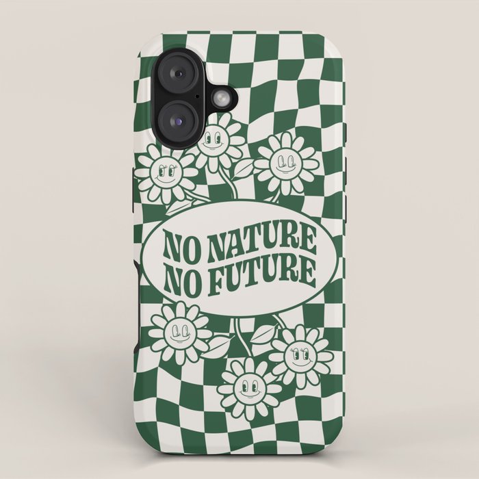No Nature No Future iPhone Case Gallery Image 1