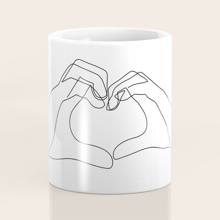 Hand Heart Coffee Mug Gallery Image 4