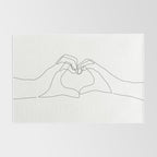 Hand Heart Rug Gallery Image 2