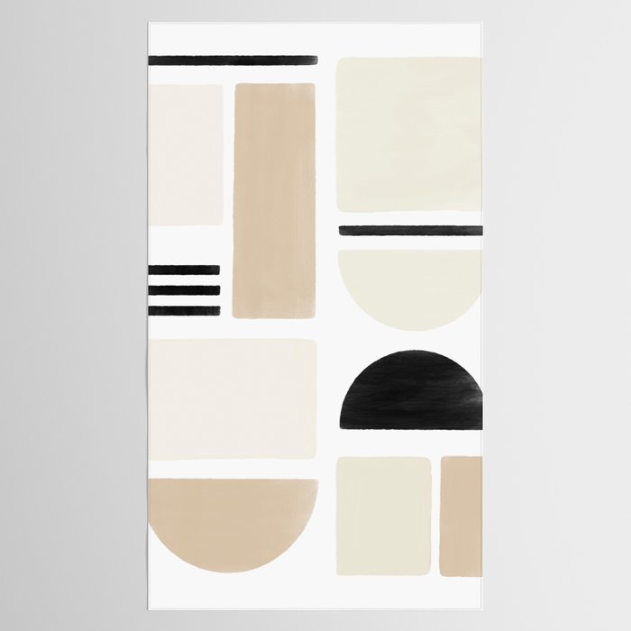 Geometrics | Black Tablecloth Gallery Image 2