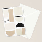 Geometrics | Black Stationery Card Gallery Image 2