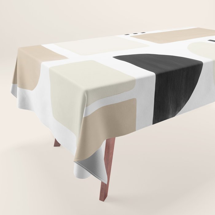 Geometrics | Black Tablecloth Gallery Image 1