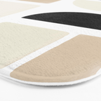 Geometrics | Black Bath Mat Gallery Image 3