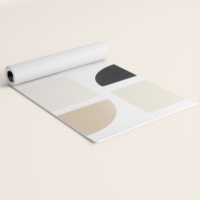 Geometrics | Black Yoga Mat Gallery Image 2