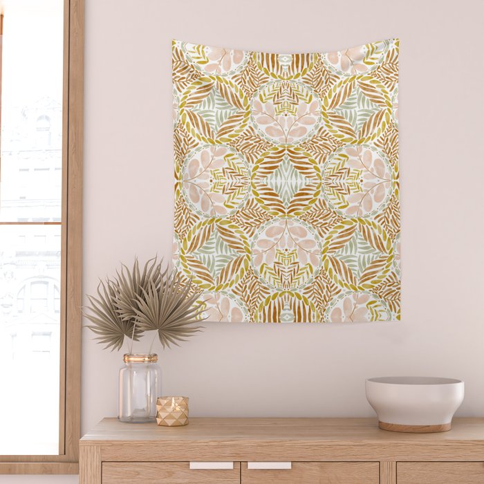 Rustic Leaf Medley Y Wall Tapestry Gallery Image 2
