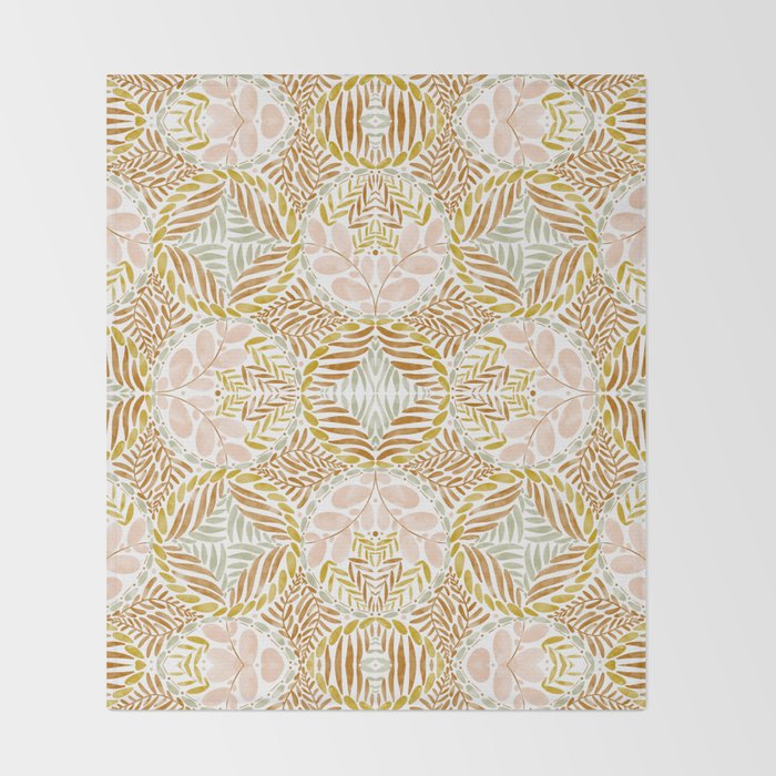 Rustic Leaf Medley Y Throw Blanket Gallery Image 2