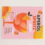 Retro Cocktail Nº1 Aperol Spritz Jigsaw Puzzle Gallery Image 1