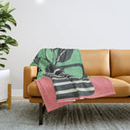 Teapot Garden 2 Throw Blanket Gallery Image 1