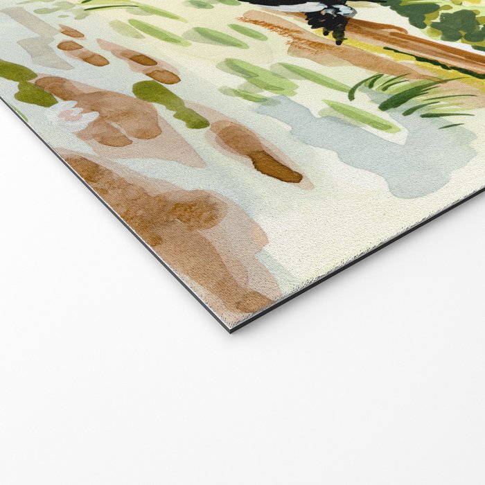 Canoeing on the Pond Welcome Mat Gallery Image 2