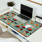 Sushi English Bulldog Desk Mat Gallery Image 2