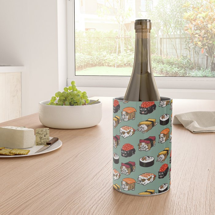 Sushi English Bulldog Wine Chiller Gallery Image 4