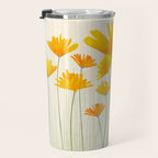 Golden Poppy Field Travel Mug Gallery Image 3