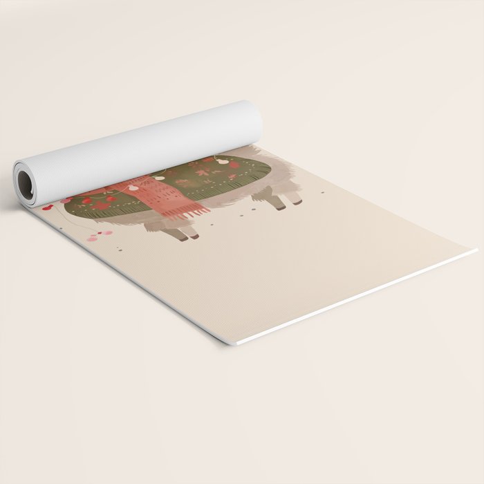 Holiday Llama Joy ll Yoga Mat Gallery Image 2