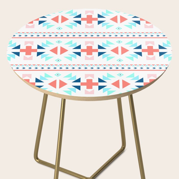 geometry navajo pattern Side Table Gallery Image 2