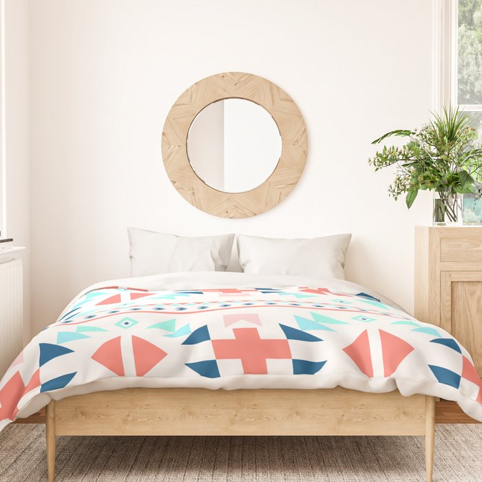geometry navajo pattern Duvet Cover Gallery Image 3
