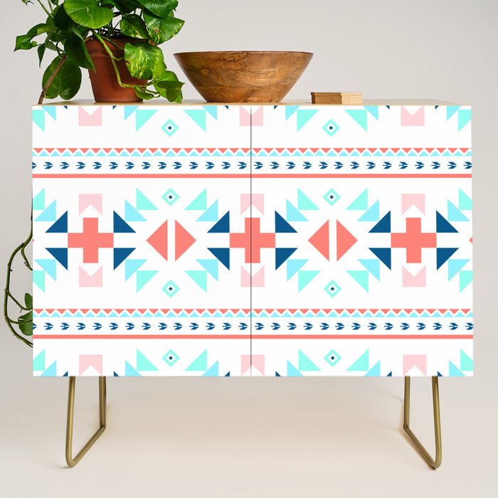 geometry navajo pattern Credenza Gallery Image 1