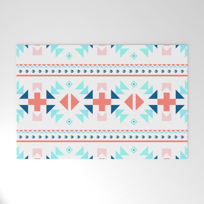 geometry navajo pattern Welcome Mat Gallery Image 1