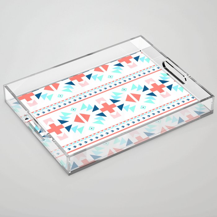 geometry navajo pattern Acrylic Tray Gallery Image 1