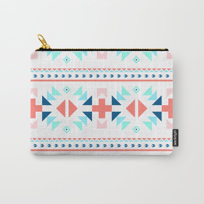 geometry navajo pattern Carry All Pouch Gallery Image 1