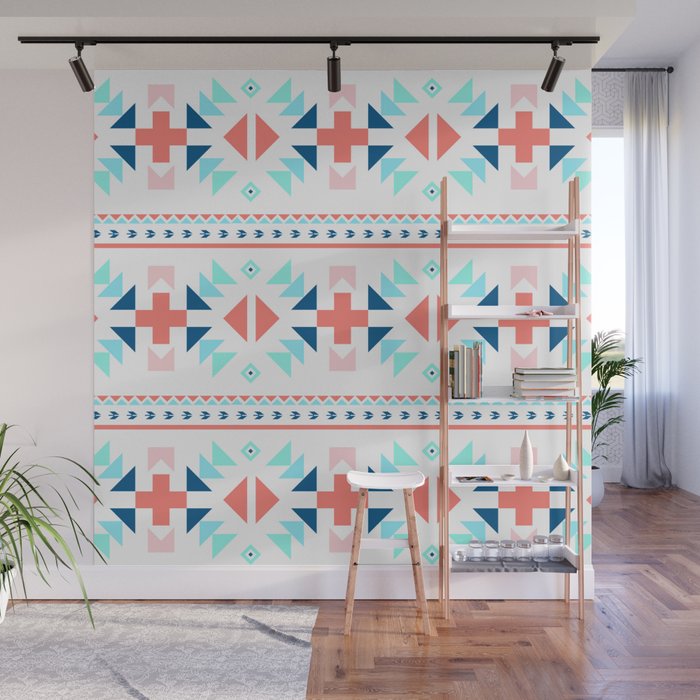 geometry navajo pattern Wall Mural Gallery Image 1