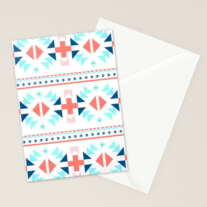 geometry navajo pattern Stationery Card Gallery Image 2
