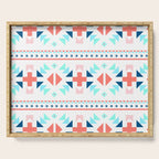 geometry navajo pattern Serving Tray Gallery Image 1