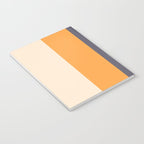 Mid Century Modern Minimalist Color Block Pattern Yellow Grey Green Notebook Gallery Image 3
