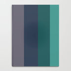 Mid Century Modern Minimalist Color Block Pattern Yellow Grey Green Notebook Gallery Image 4