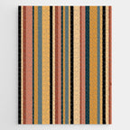 Classic Stripes X - Vintage Neutral Jigsaw Puzzle Gallery Image 1