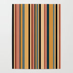 Classic Stripes X - Vintage Neutral Poster Gallery Image 4