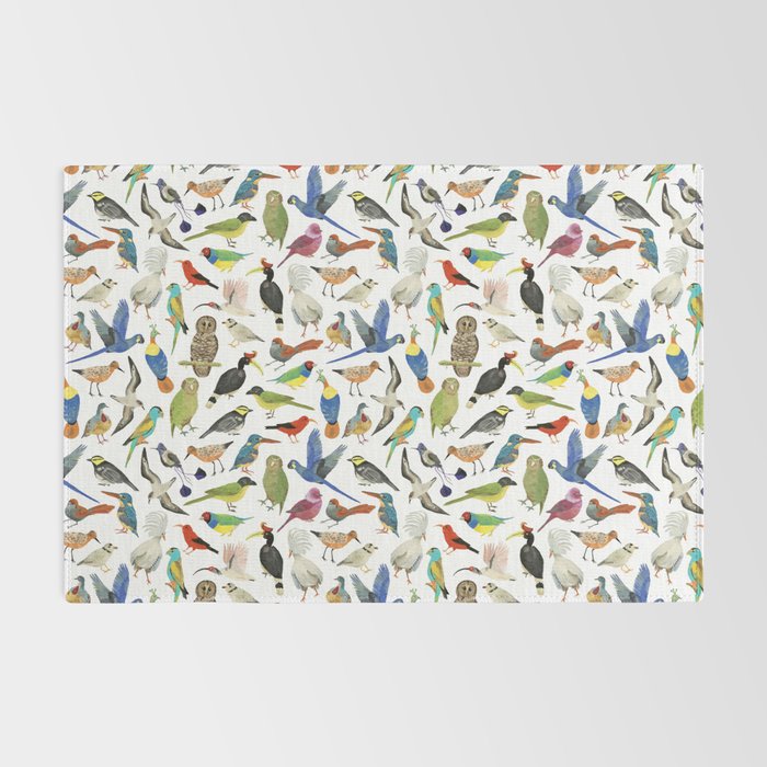 Endangered Birds Around the World Rug Gallery Image 2