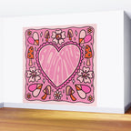 Aquarius Heart Wall Mural Gallery Image 2