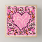 Aquarius Heart Mini Art Print Gallery Image 1