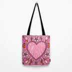 Aquarius Heart Tote Bag Gallery Image 2