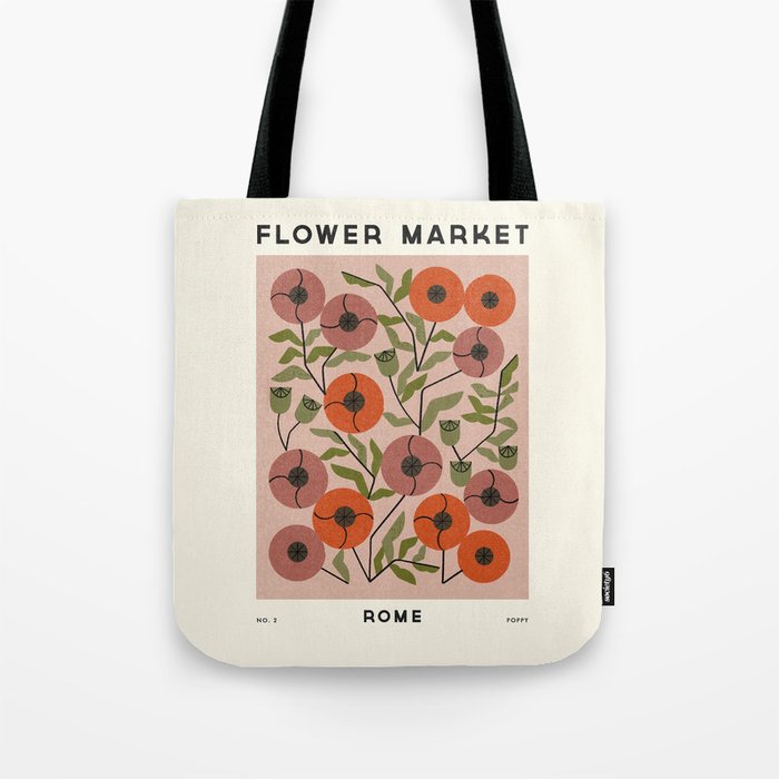 Flower Market No. 2 Tote Bag Gallery Image 1