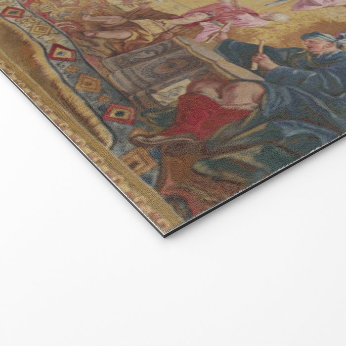 Antique 18th Century Chinoiserie Dance French Tapestry by Francois Boucher Welcome Mat Gallery Image 2