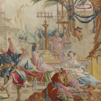 Antique 18th Century Chinoiserie Dance French Tapestry by Francois Boucher Coffee Mug Gallery Image 2