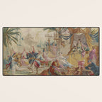 Antique 18th Century Chinoiserie Dance French Tapestry by Francois Boucher Desk Mat Gallery Image 3