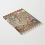Antique 18th Century Chinoiserie Dance French Tapestry by Francois Boucher Notebook Gallery Image 2