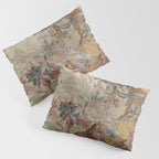 Antique 18th Century Chinoiserie Dance French Tapestry by Francois Boucher Pillow Sham Gallery Image 3