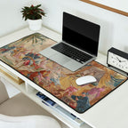 Antique 18th Century Chinoiserie Dance French Tapestry by Francois Boucher Desk Mat Gallery Image 2