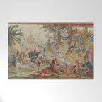 Antique 18th Century Chinoiserie Dance French Tapestry by Francois Boucher Welcome Mat Gallery Image 1