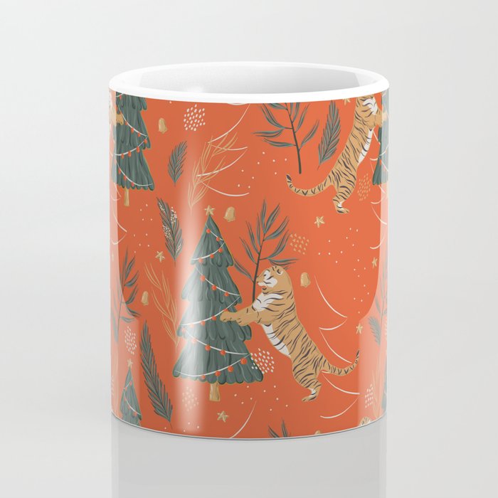 Tigers Christmas Coffee Mug Gallery Image 4
