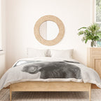 Moose - Black & White Duvet Cover Gallery Image 3