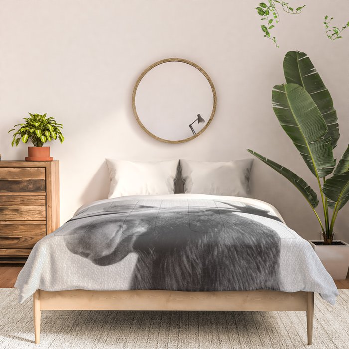 Moose - Black & White Comforter Gallery Image 3