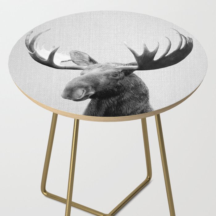 Moose - Black & White Side Table Gallery Image 2